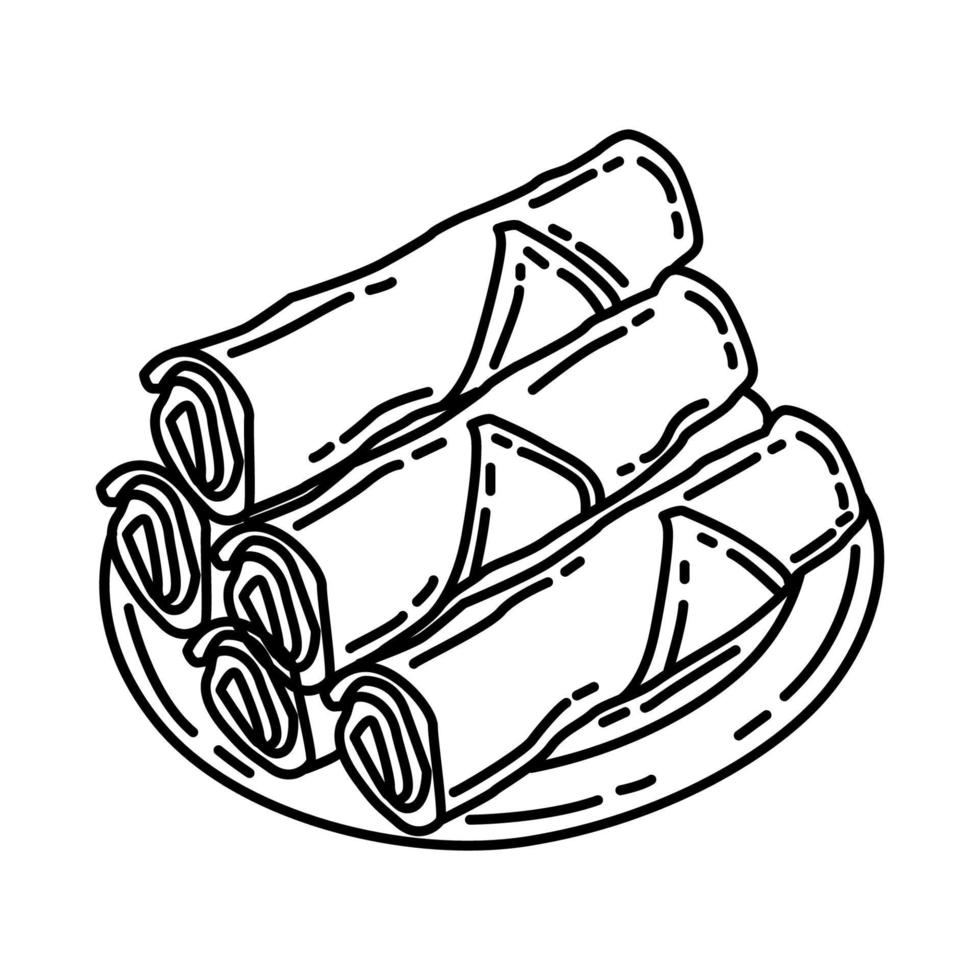 spring-rolls-icon-doodle-hand-drawn-or-outline-icon-style-vector spring-rolls-icon-doodle-hand-drawn-or-outline-icon-style-vector